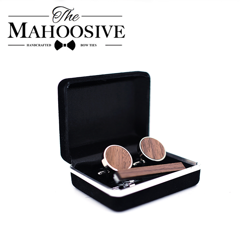 Tie Bar Set Gift - High Quality Cuff links necktie clip