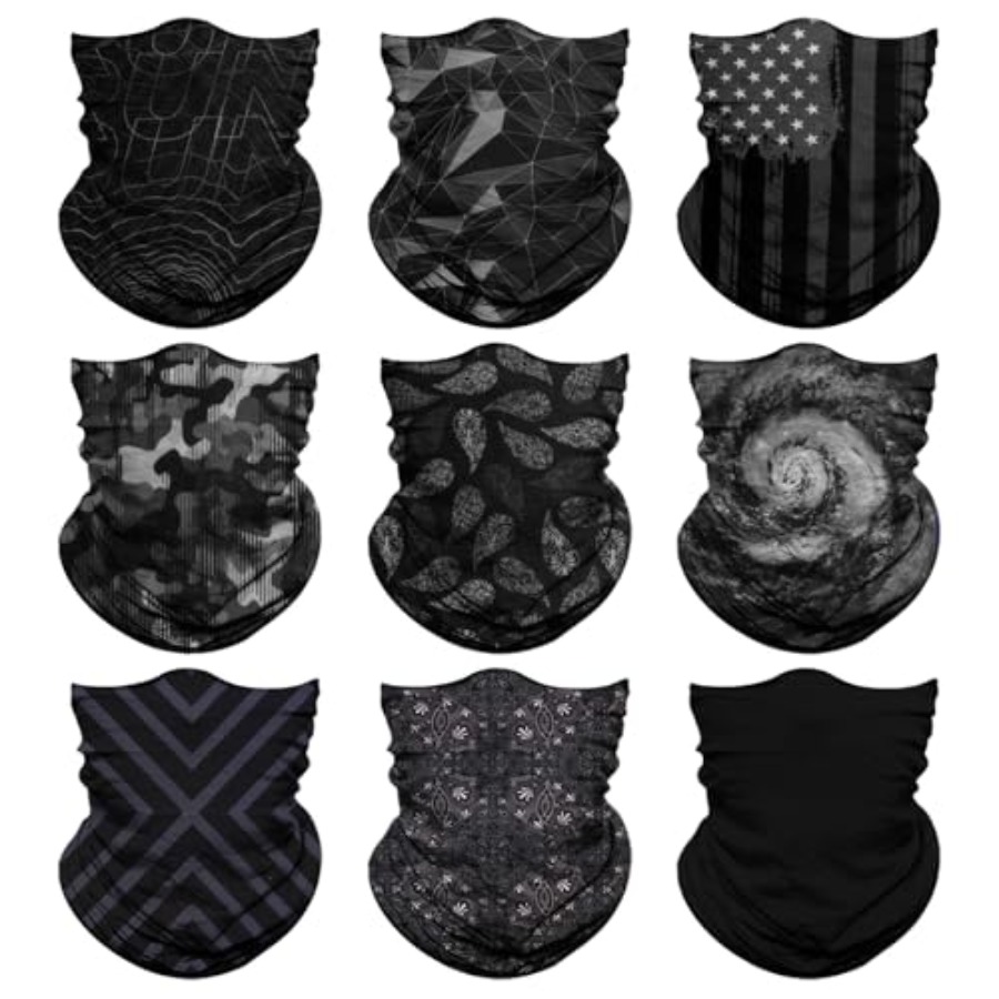 Face Scarf Mask - Neck Gaiter for Men Women Headwear