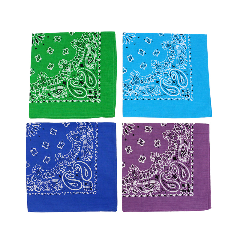 Handkerchief Cotton Men - Hip-hop Men Bandana Scarf Printed Paisley
