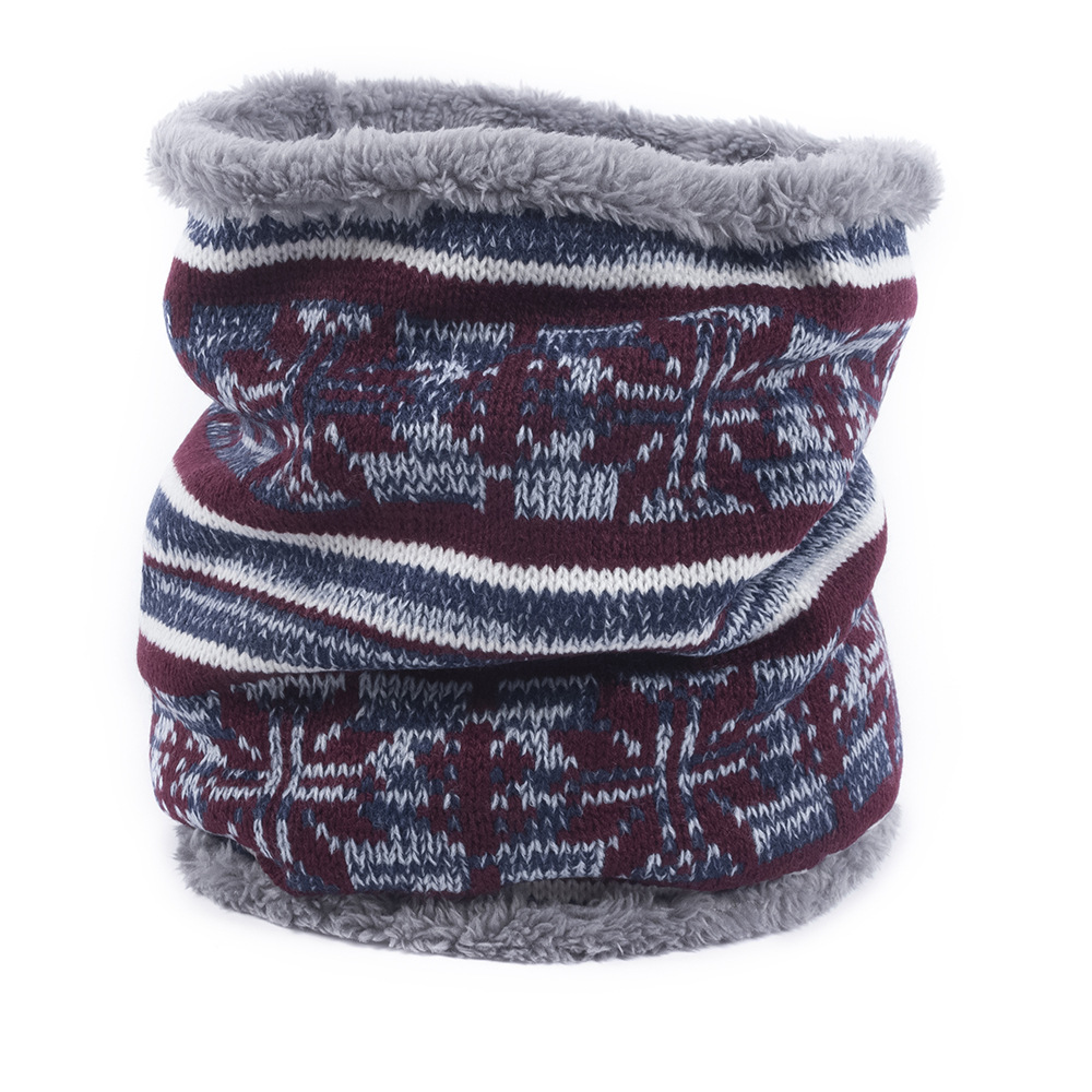 Infinity Scarf Knit - OVTRB Warm Knit Fleece Lined Scarves
