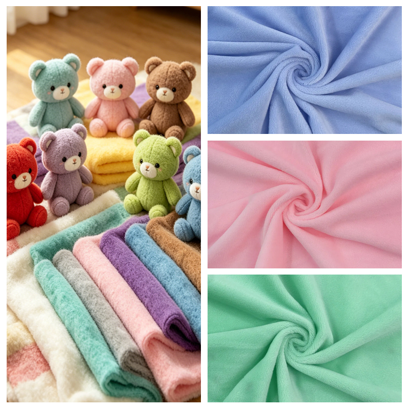 Woven Scarf Blanket - 44 Colors Soft Short Plush Fabric