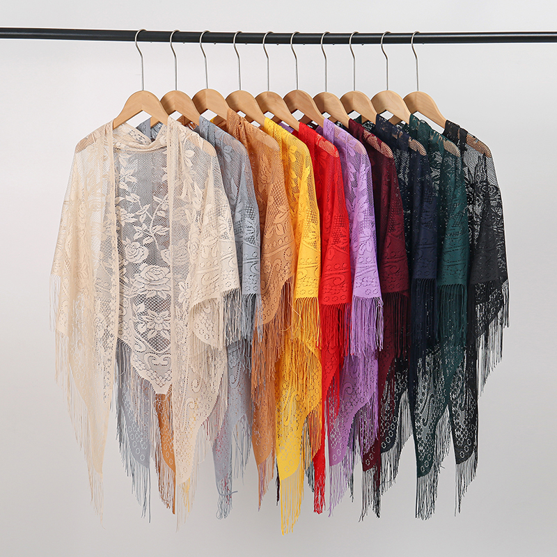 Stole Wedding Shawl - New Embroidery Lace Scarf Shawl Floral
