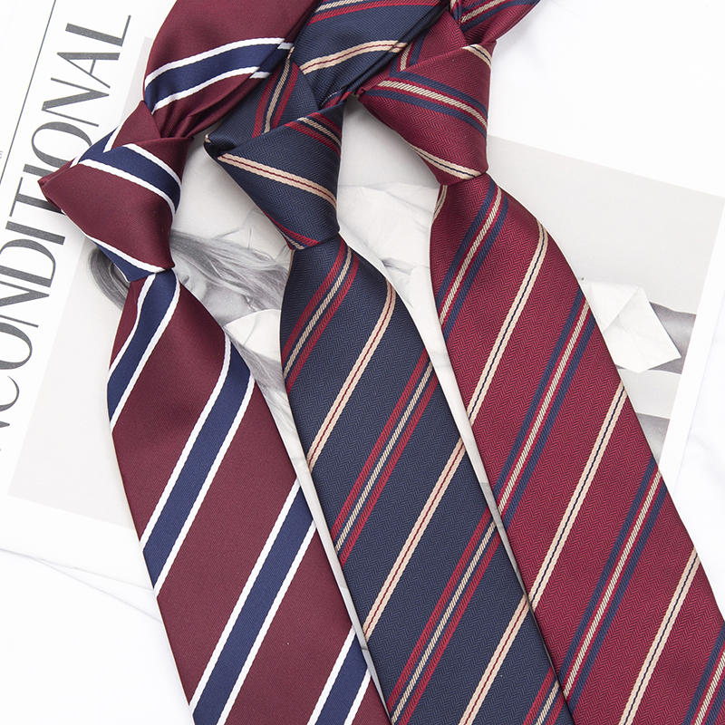 Skinny Tie Men - New JK Ties Women Striped Neck