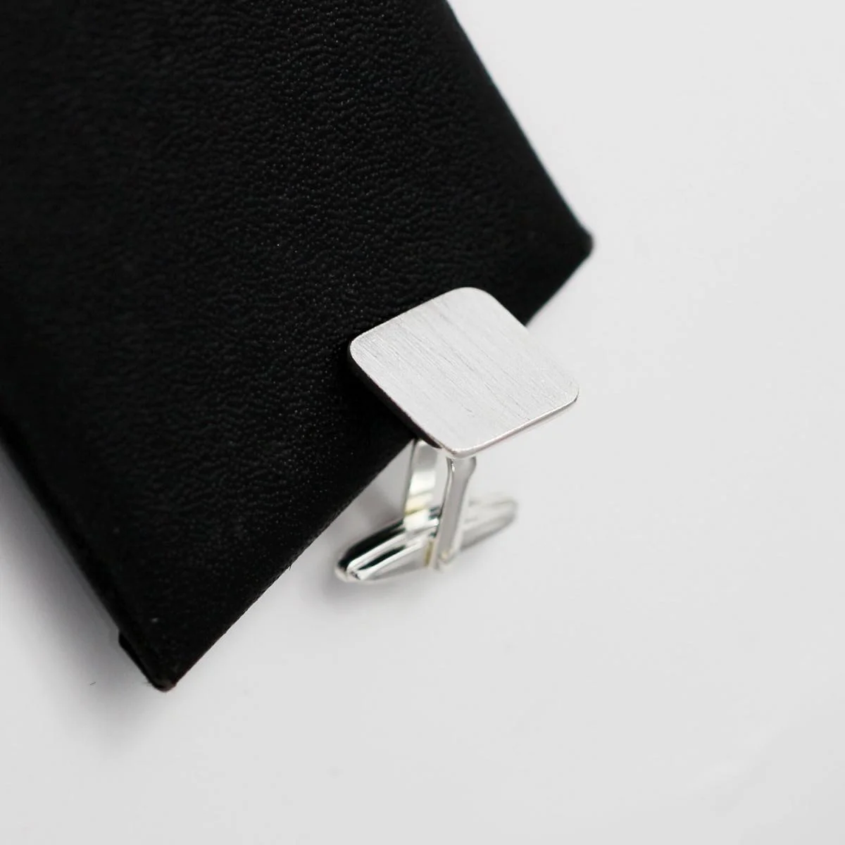 Tie Clip Silver - Beadsnice 2 pieces 925 Silver Square