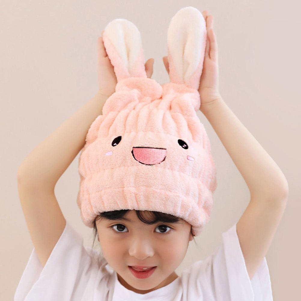 Head Wrap Turban - 2Pcs Rapid Hair Drying Towel Microfiber