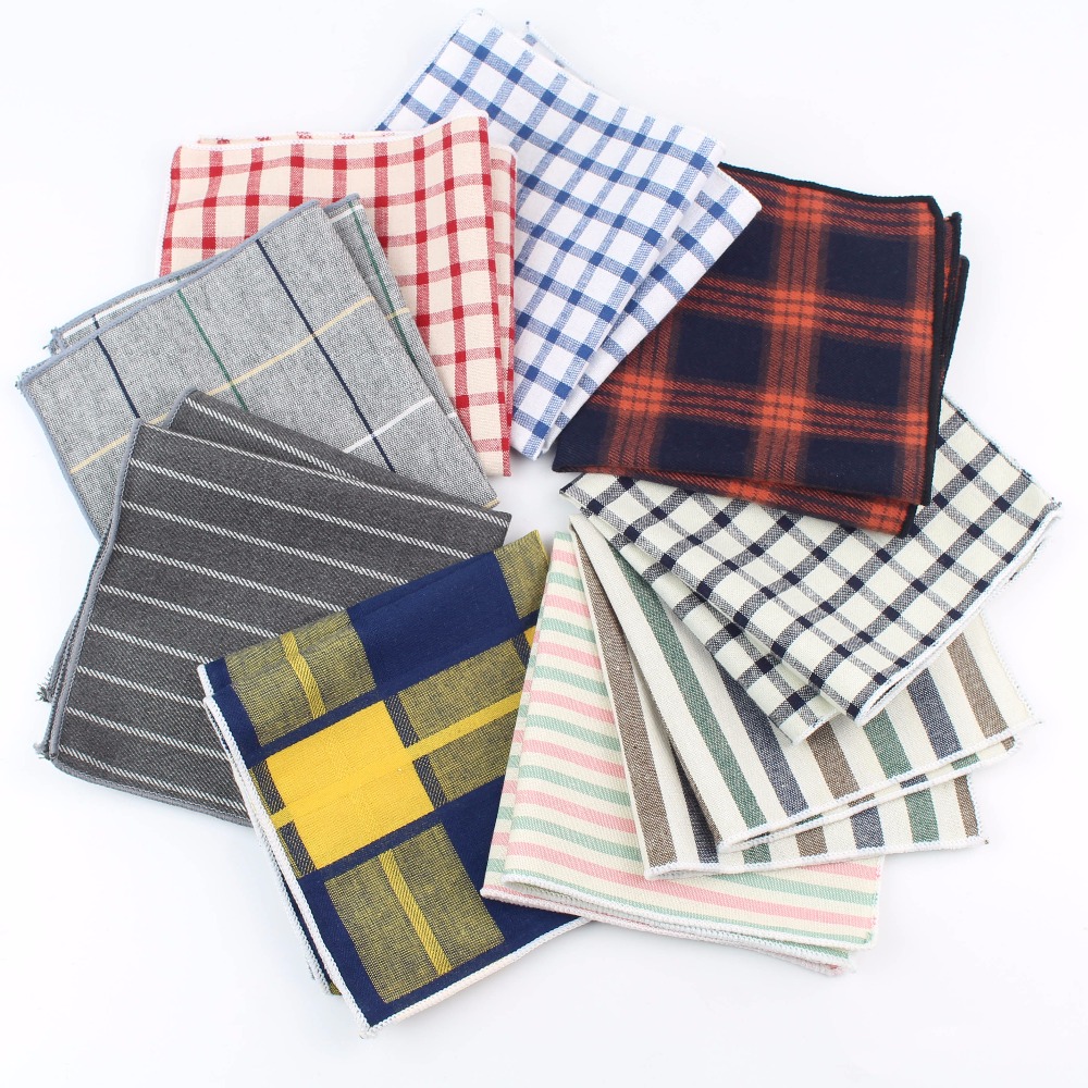 Handkerchief Cotton Men - Women Cotton Handkerchiefs Woven Colorful Printing