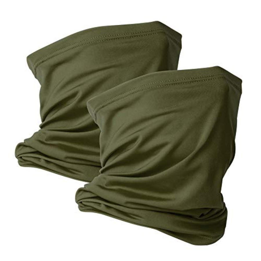 Face Scarf Mask - VULKIT 2 Pack Neck Gaiter Face