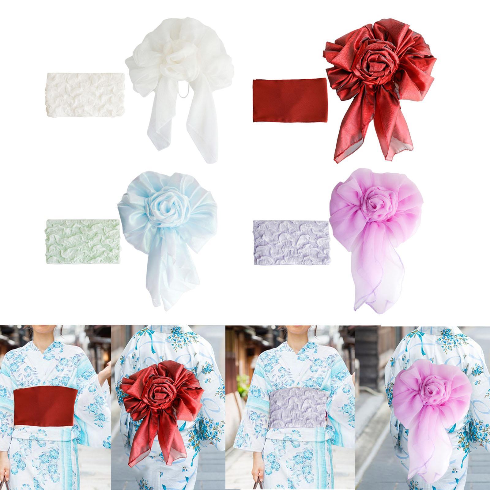 Bow Tie Pre Tied - Yukata Belt Soft for Lady Women