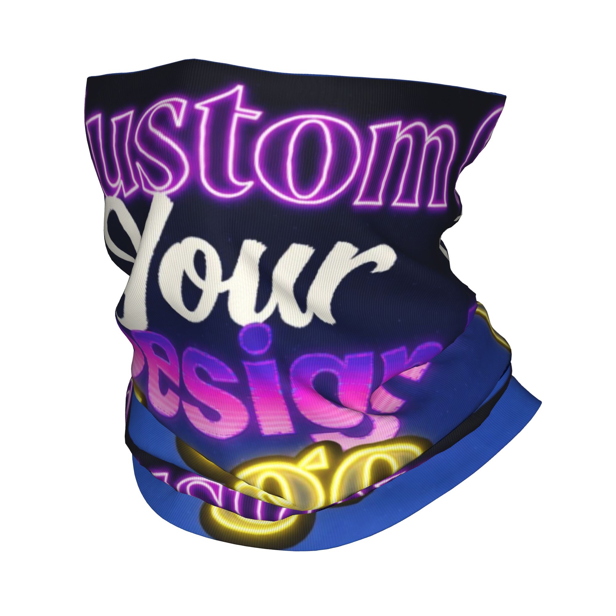 Neck Warmer Tube - Custom Custom Your Design Logo Bandana