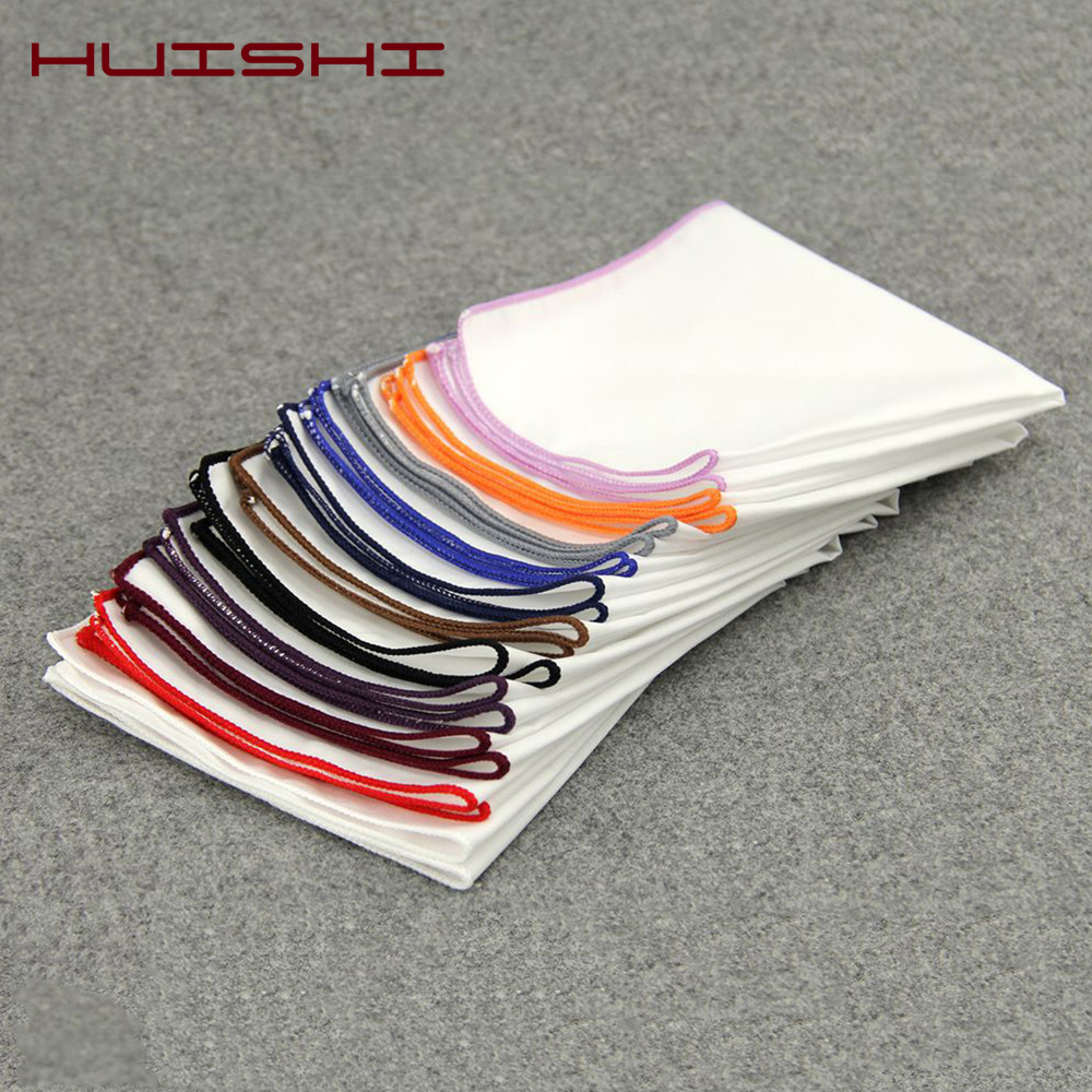 Pocket Square Set - New Hanky Men's White Pocket Square