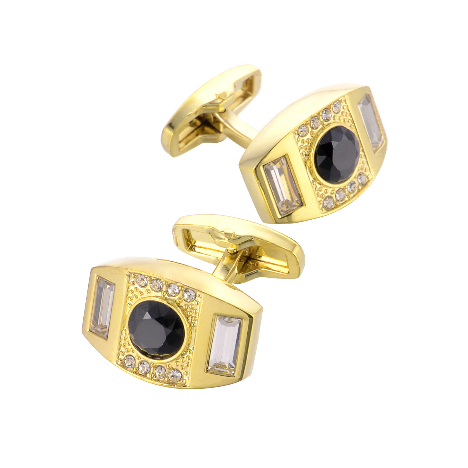 Tie Bar Set Gift - High Quality Cufflinks Necktie Clip For