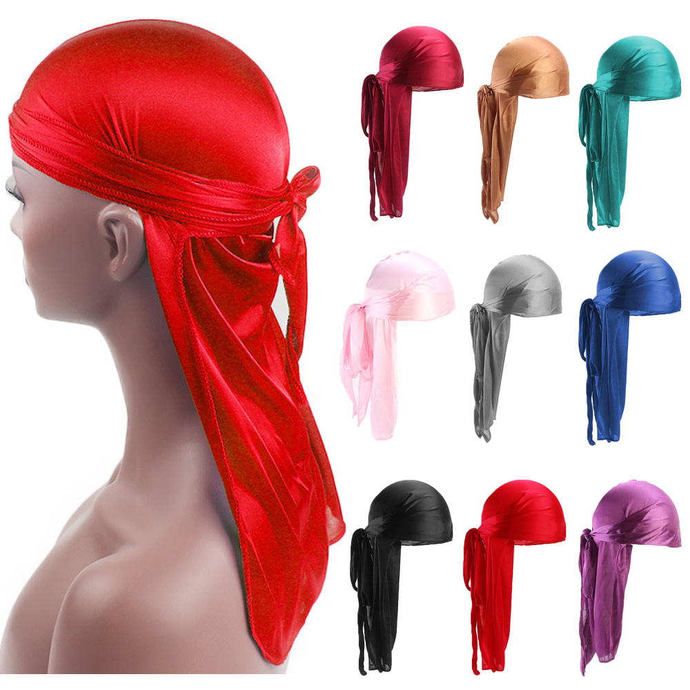 Bandana Doo Rag - Unisex Adult Satin Long Tail Doo