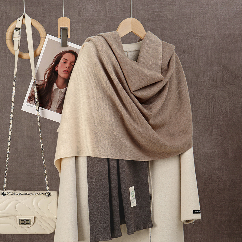 Woven Scarf Blanket - New 2024 Gradient Cashmere Scarf Women