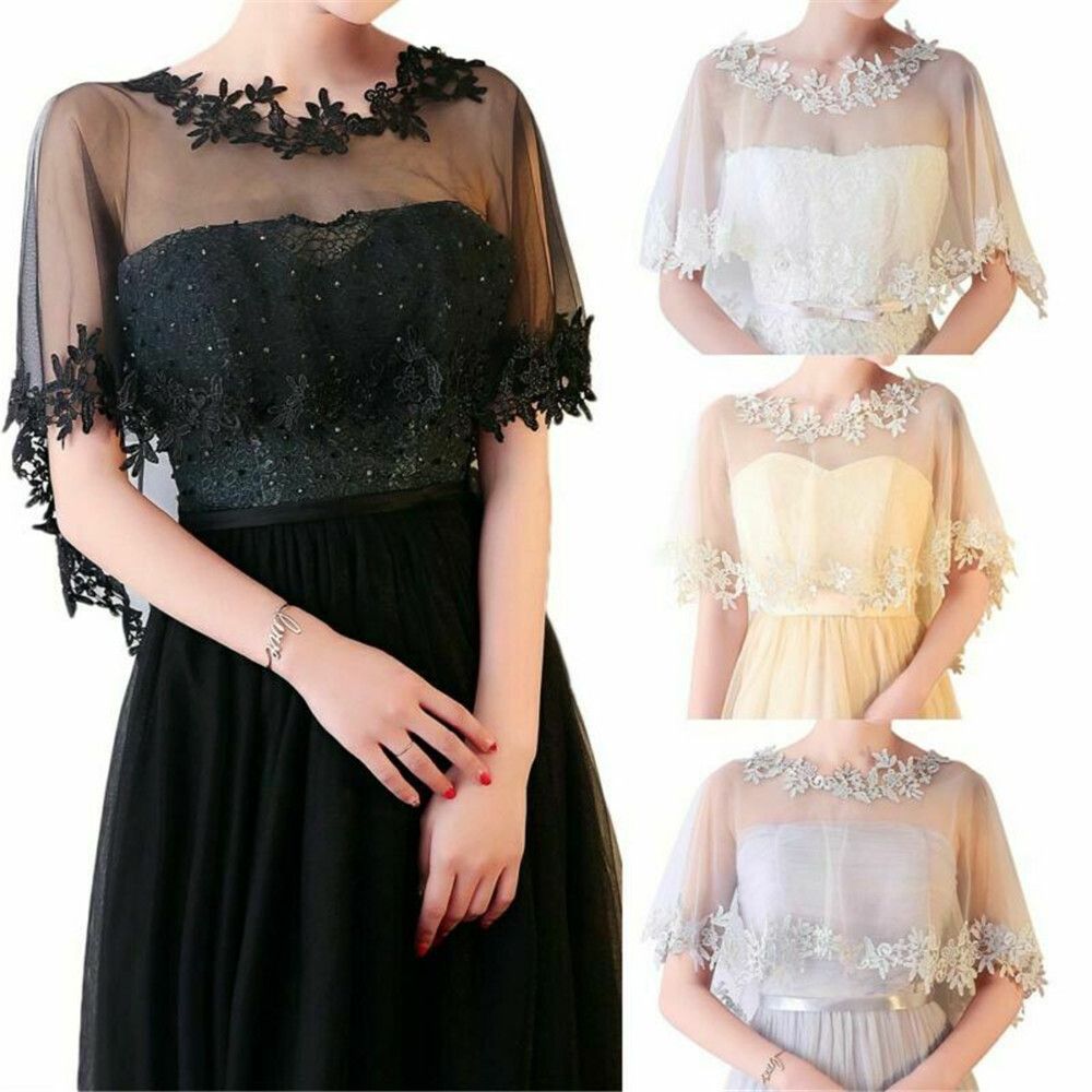 Stole Wedding Shawl - Women Party Bridal Casual Lace Shawl