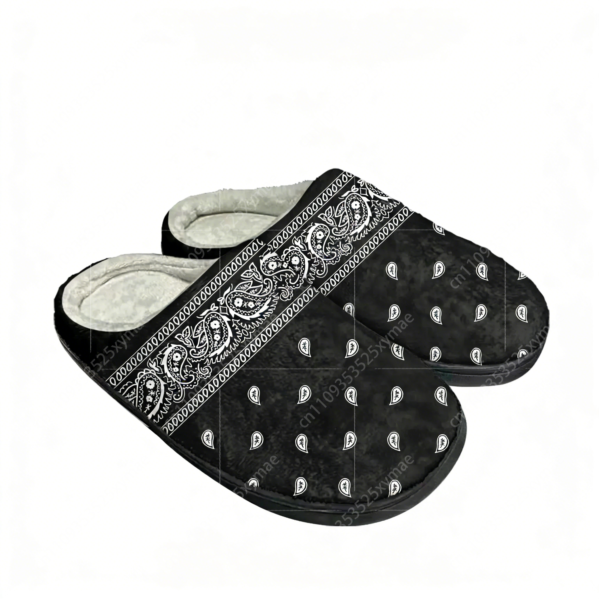 Bandana Cotton - Bandana Paisley Cotton Slippers Mens Womens
