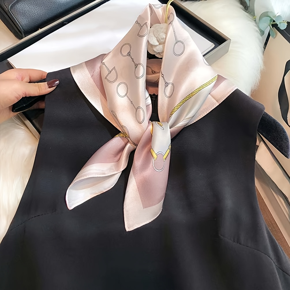 Silk Neck Scarf - Luxury 100% Pure Silk Square Scarf