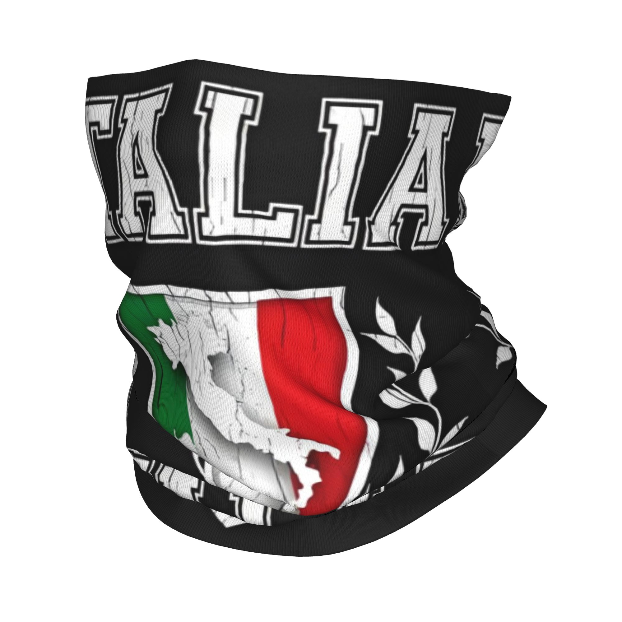 Neck Warmer Tube - Custom Italy Flag Bandana Neck Warmer