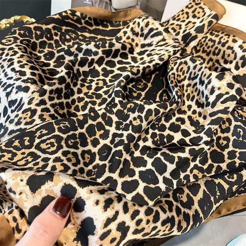 Bandana Cotton - 1pc Luxury Brand Leopard Print Bandana