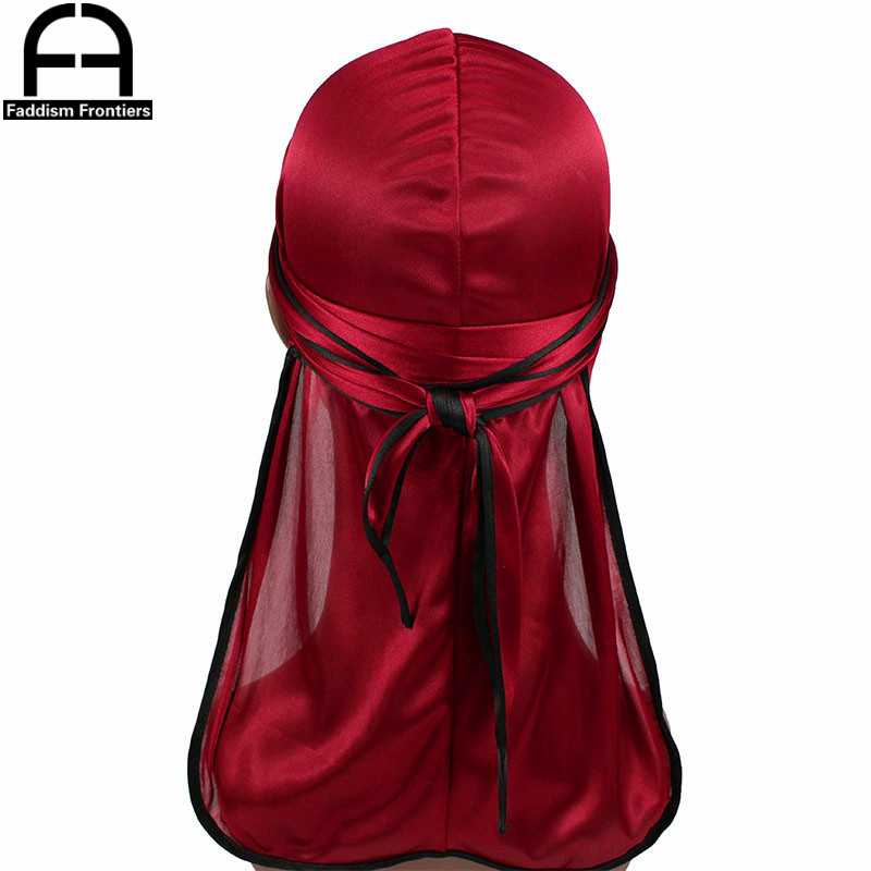 Bandana Doo Rag - New Fashion Men's Satin Durags Biker