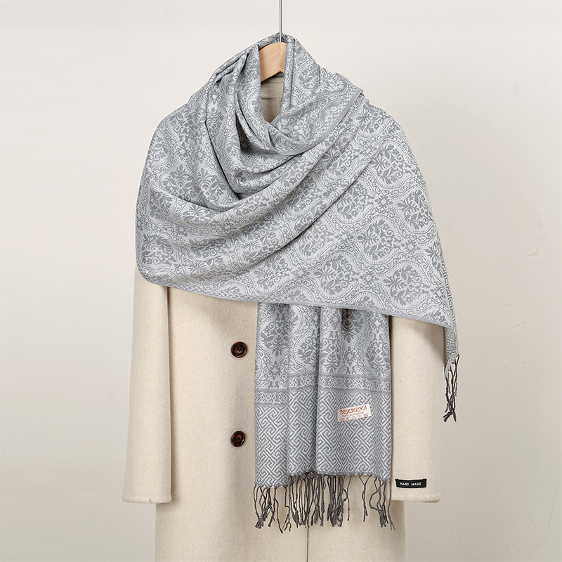 Woven Scarf Blanket - 2024 Luxury Thick Cashmere Scarf Women
