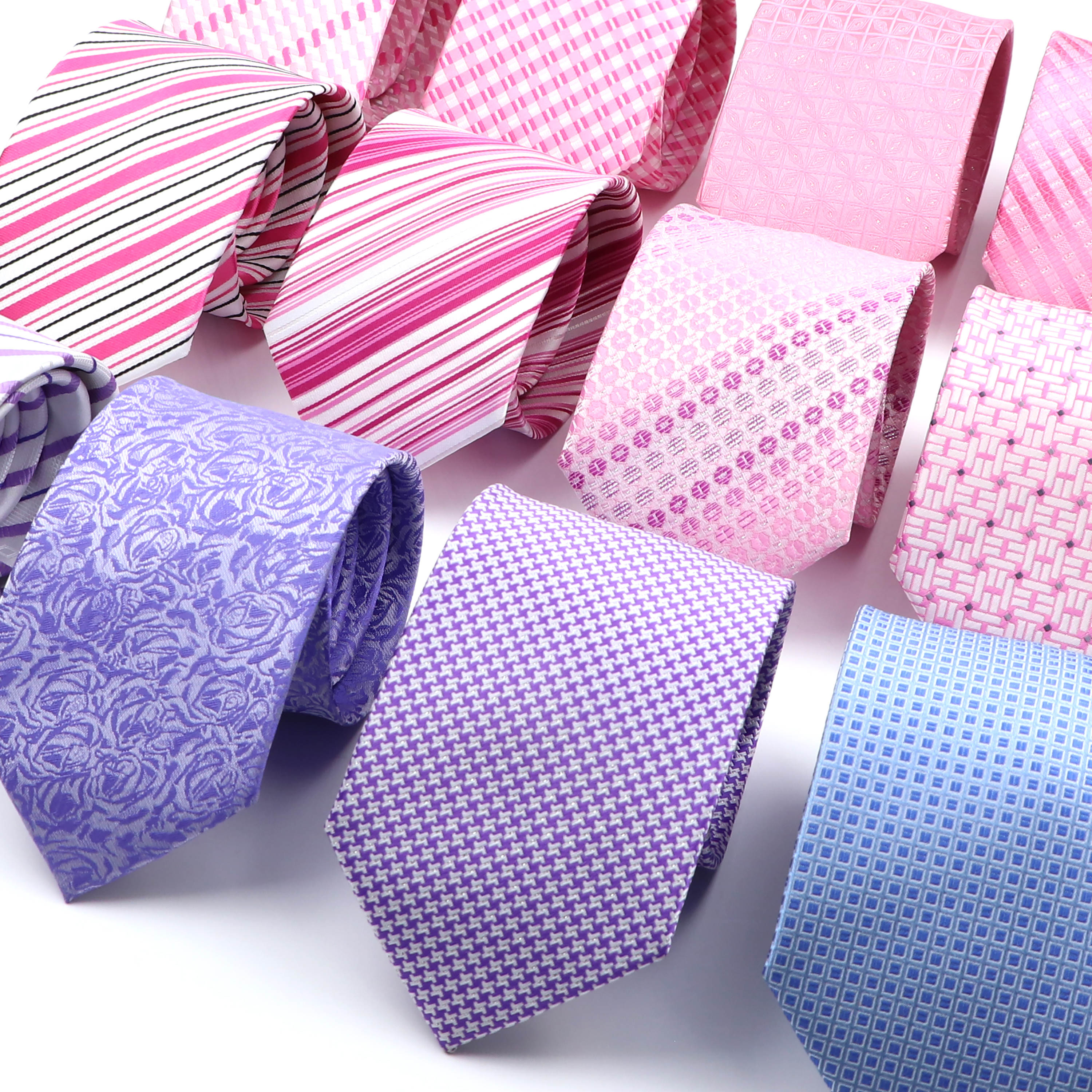 Skinny Tie Men - New Bright Pink Men Ties Classic