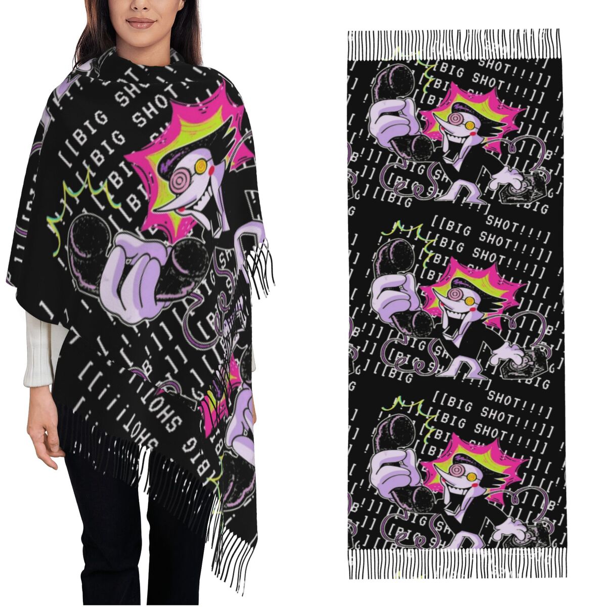 Pashmina Wrap Large - Deltarune Shawl Wrap for Womens Winter