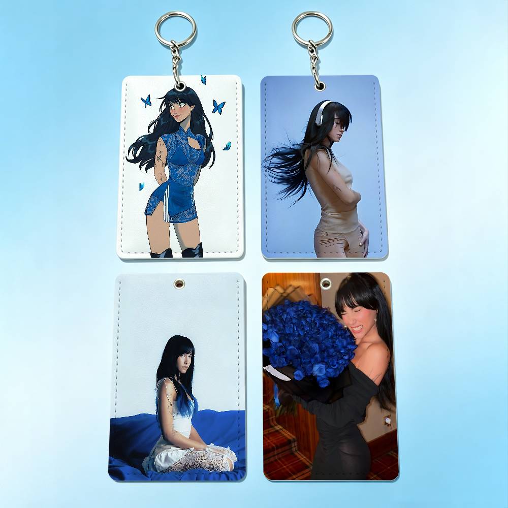 Lanyard Badge Holder - A-Aitana C-Cuarto azul Card Holder Keychain
