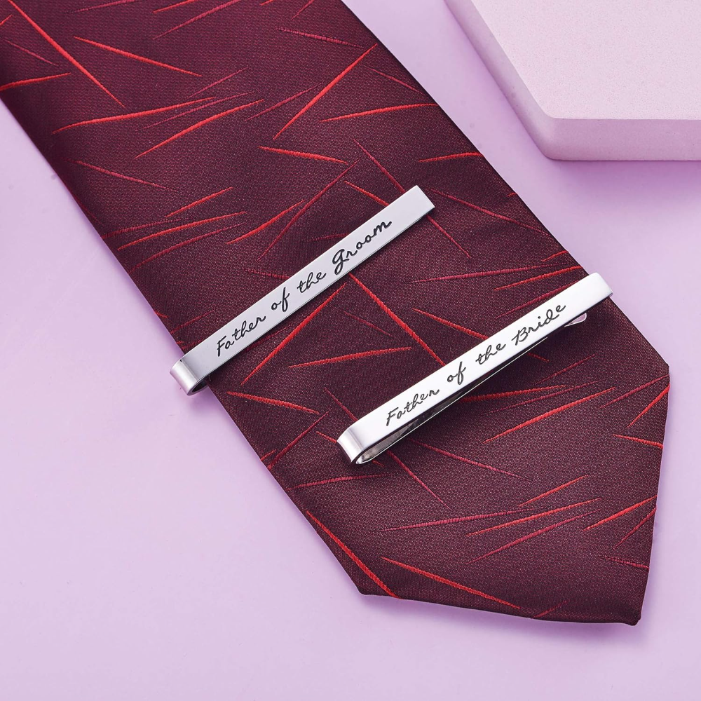 Tie Bar Set Gift - Father of The Groom Father of