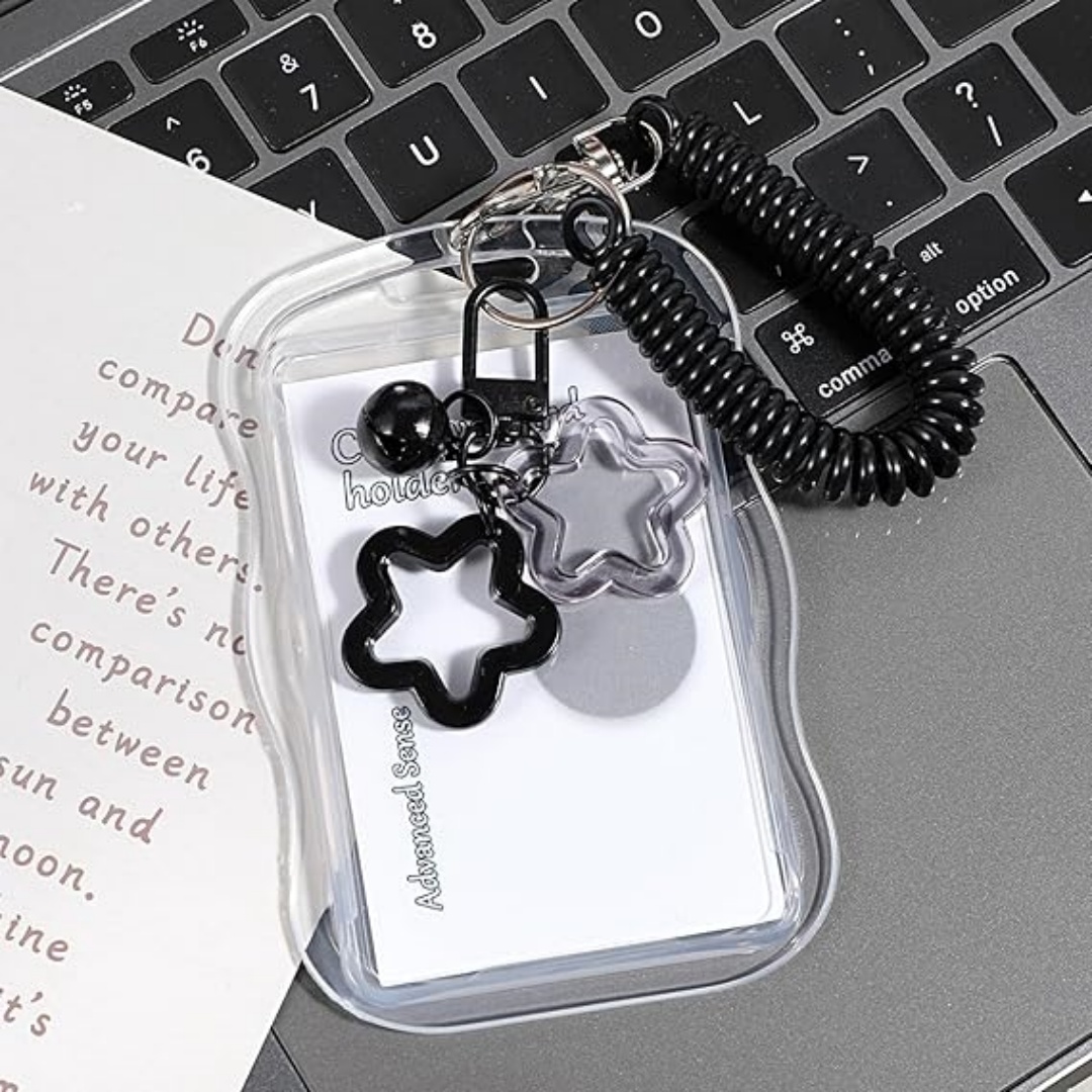 Lanyard Badge Holder - Photocard Holder Keychain 8.5cm×11cm, Cute Photo