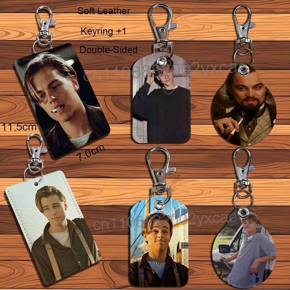 Lanyard Badge Holder - Make it count Leonardo DiCaprio Leather