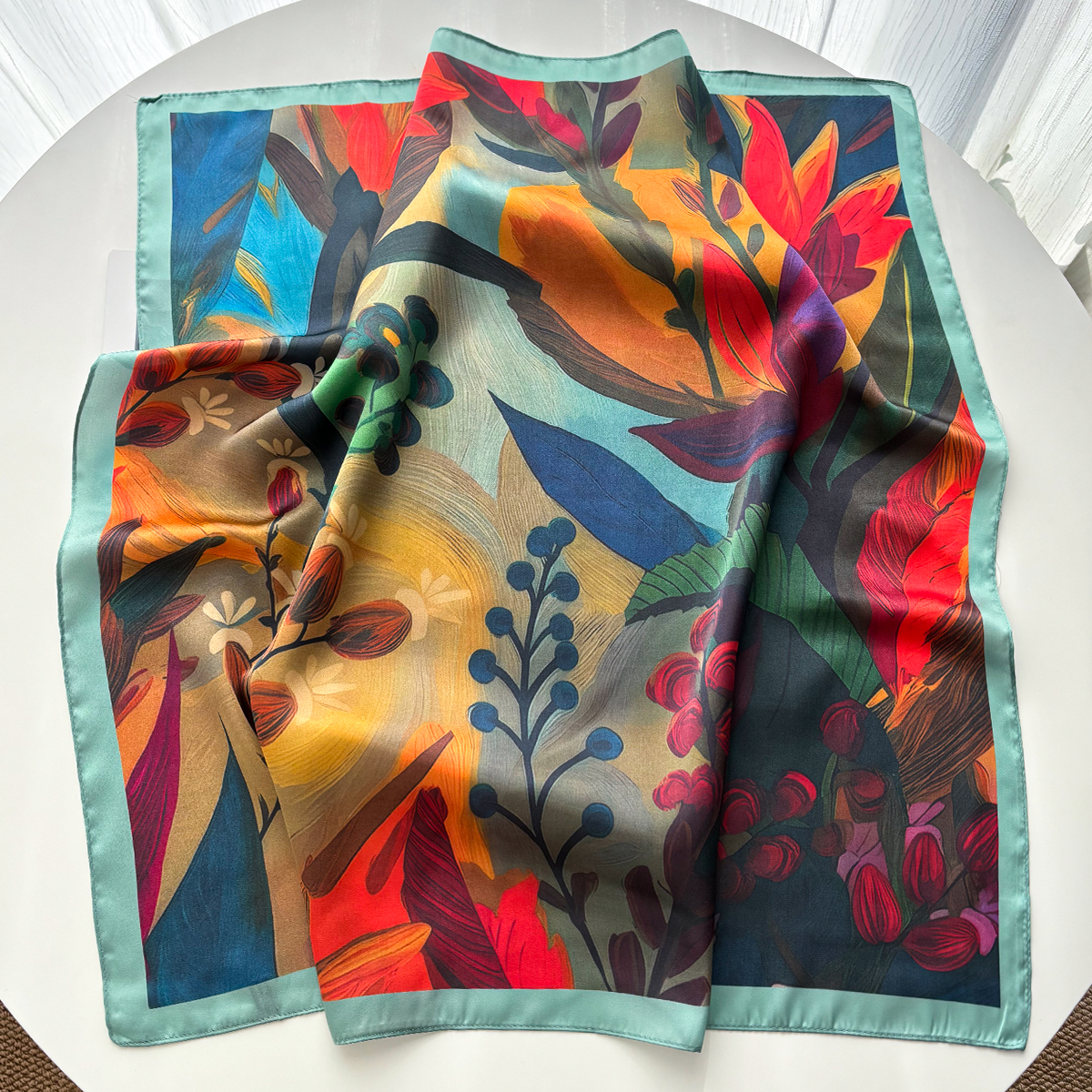 Ascot Neck Scarf - 2026 Summer New Scarf Women Oil