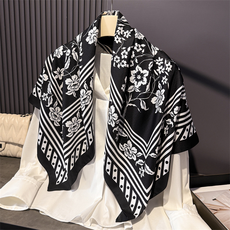 1pcs 90*90cm Floral Printed La - Bandana Cotton のレビューと価格