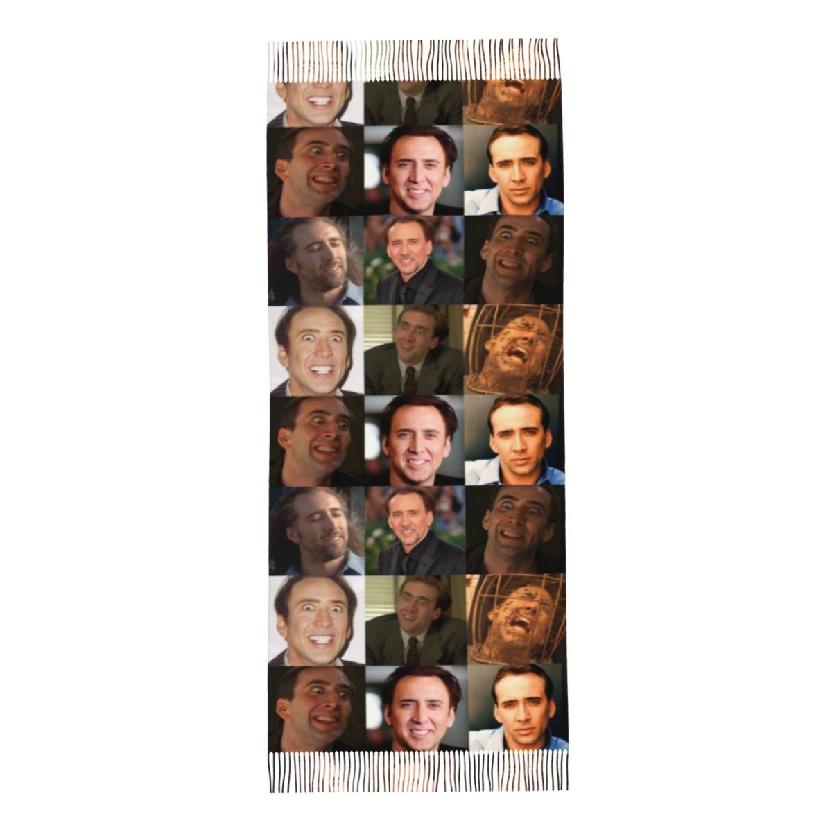 Nicolas Cage Funny Face Meme S - Pashmina Wrap Large のレビューと価格