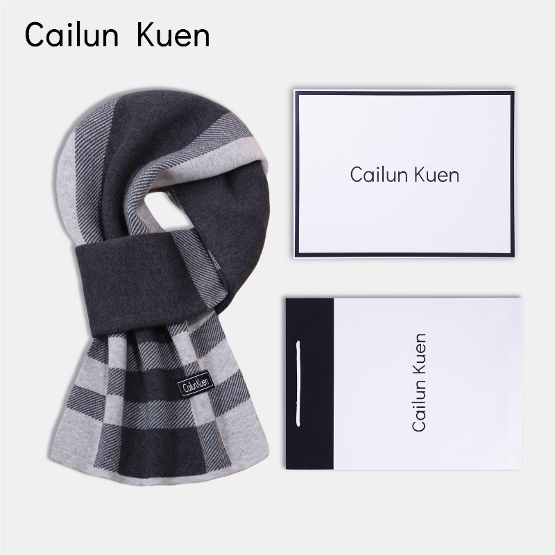 New Men's Versatile Wool Blend - Muffler Men Wool のレビューと価格