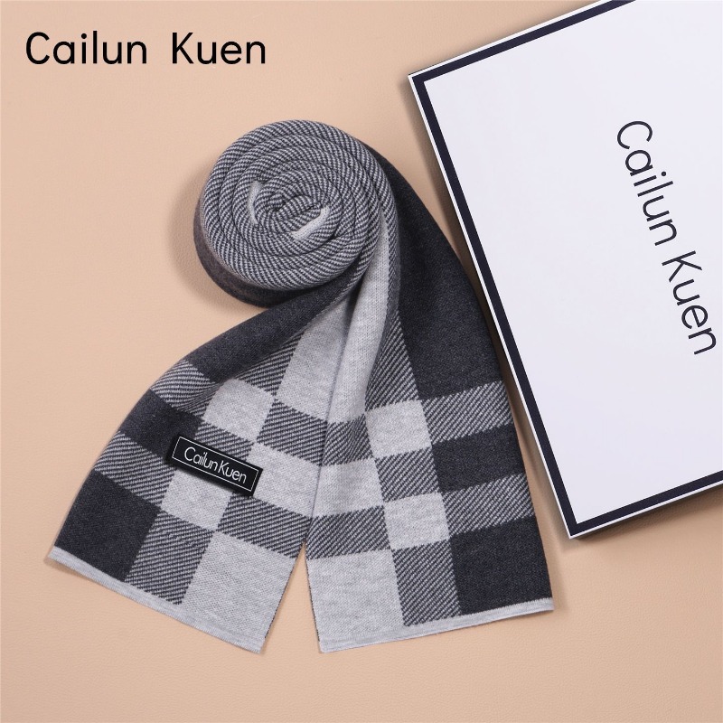 New Men's Versatile Wool Blend - Muffler Men Wool のレビューと価格