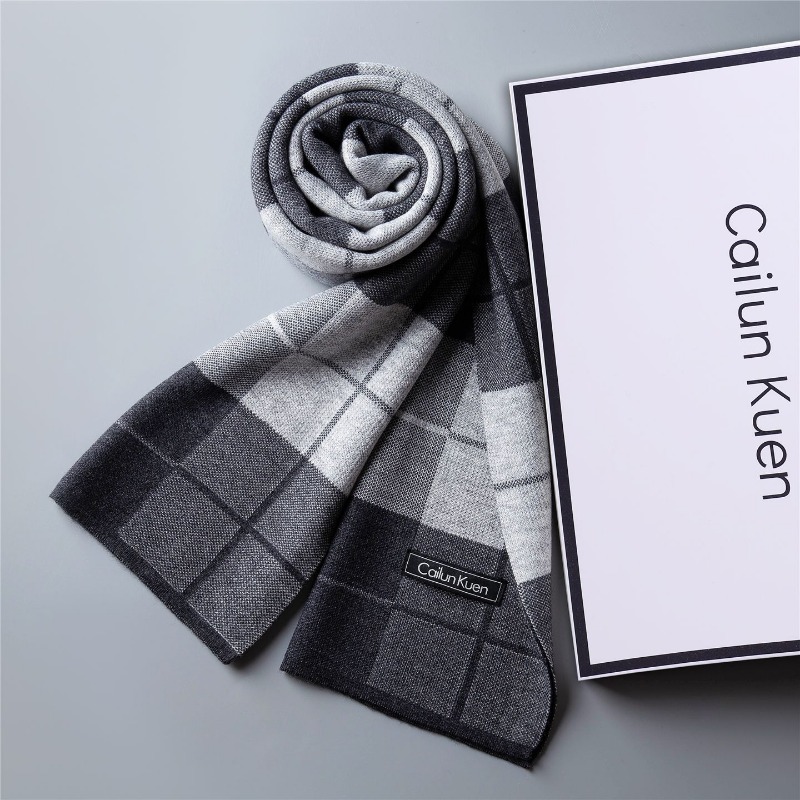 New Men's Versatile Wool Blend - Muffler Men Wool のレビューと価格