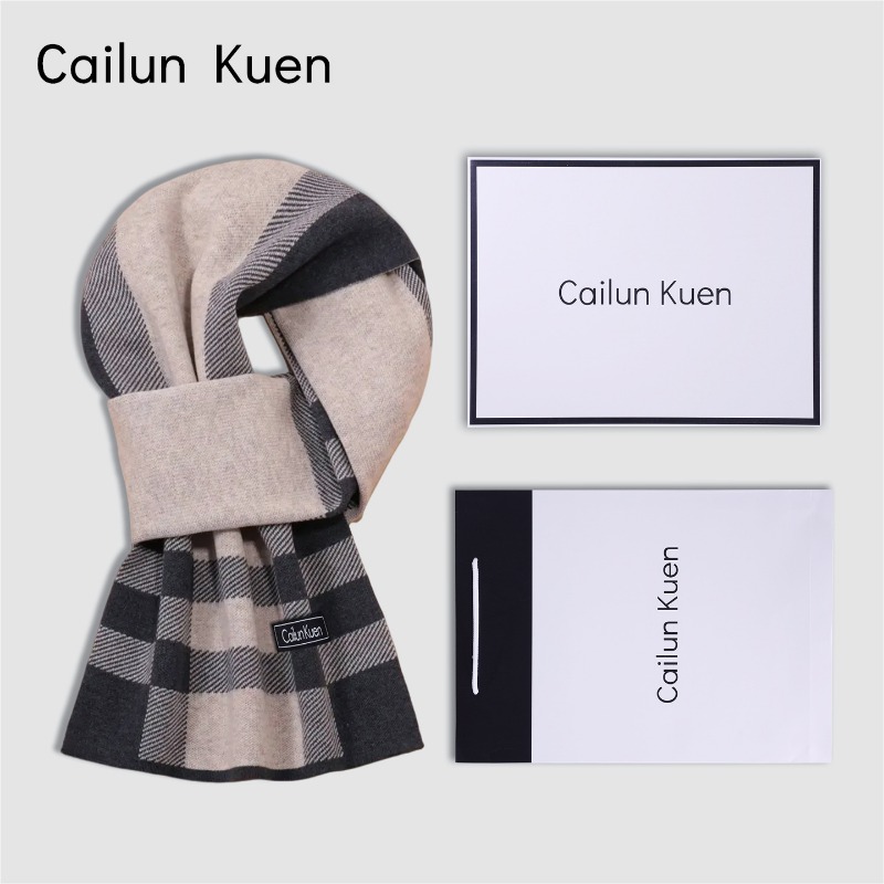 New Men's Versatile Wool Blend - Muffler Men Wool のレビューと価格