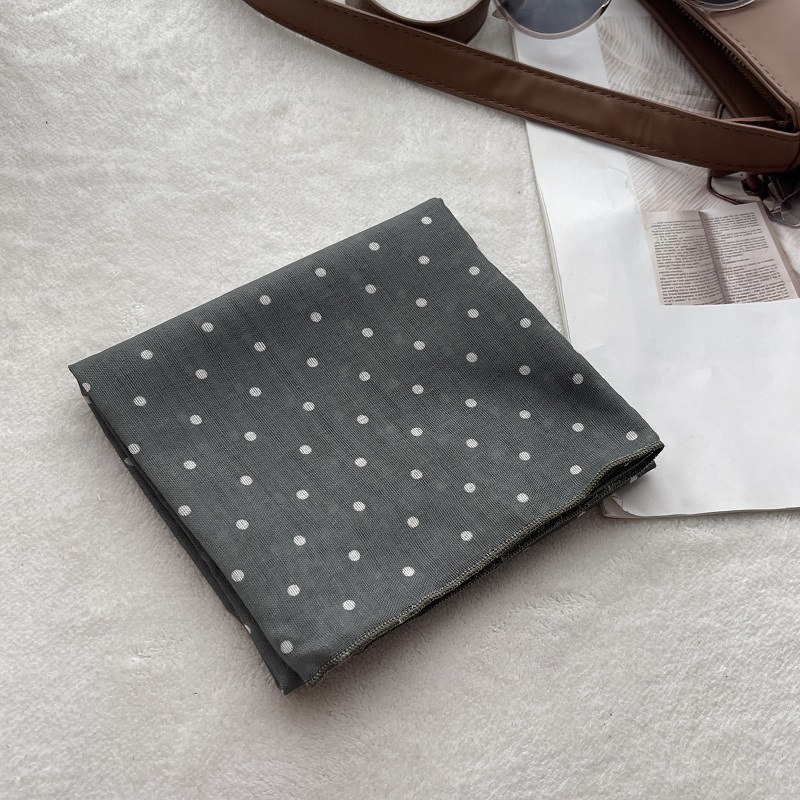 Lady Hair Dot Scarf Female Cot - Bandana Cotton のレビューと価格