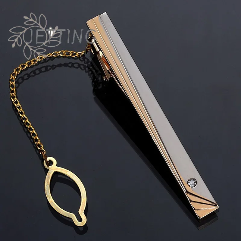 Hot Metal Simple Necktie Buckl - Tie Clip Silver のレビューと価格