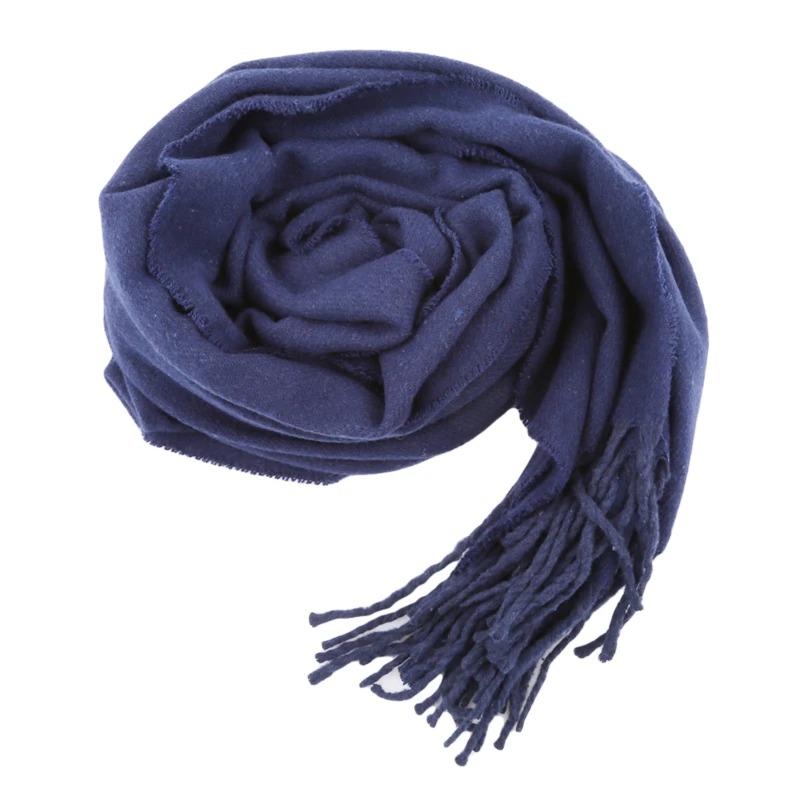 2025 Wool Scarves Winter Soft  - Muffler Men Wool のレビューと価格