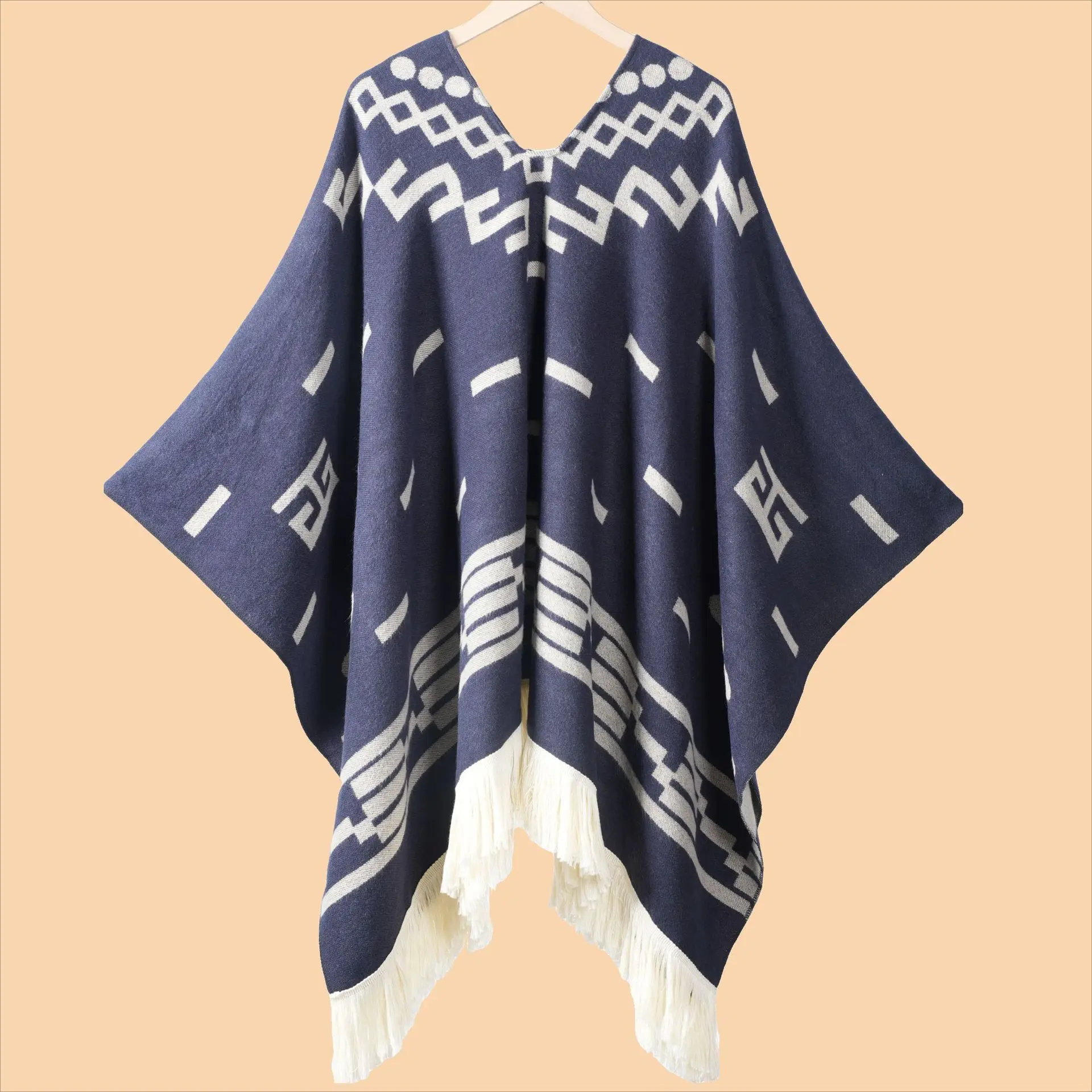 Men's Cape Fashionable Knitted - Muffler Men Wool のレビューと価格