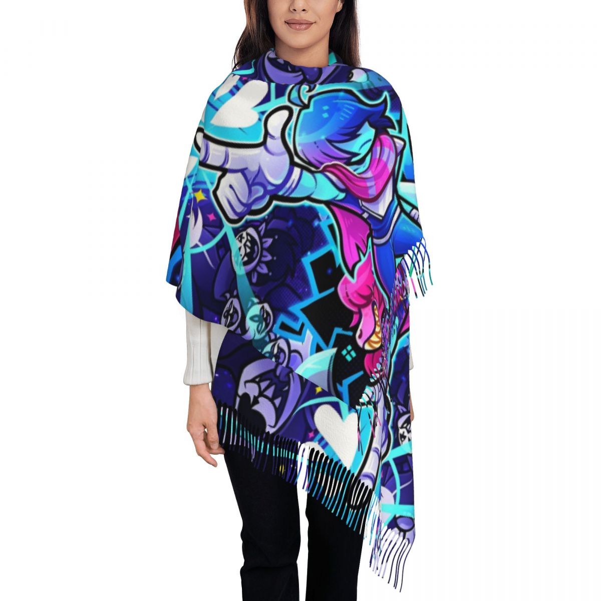 Deltarunes  Shawl Wraps Womens - Pashmina Wrap Large のレビューと価格