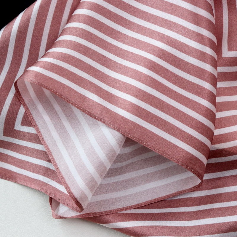 100% Pure Silk Scarf Women Hij - Silk Tie Striped のレビューと価格