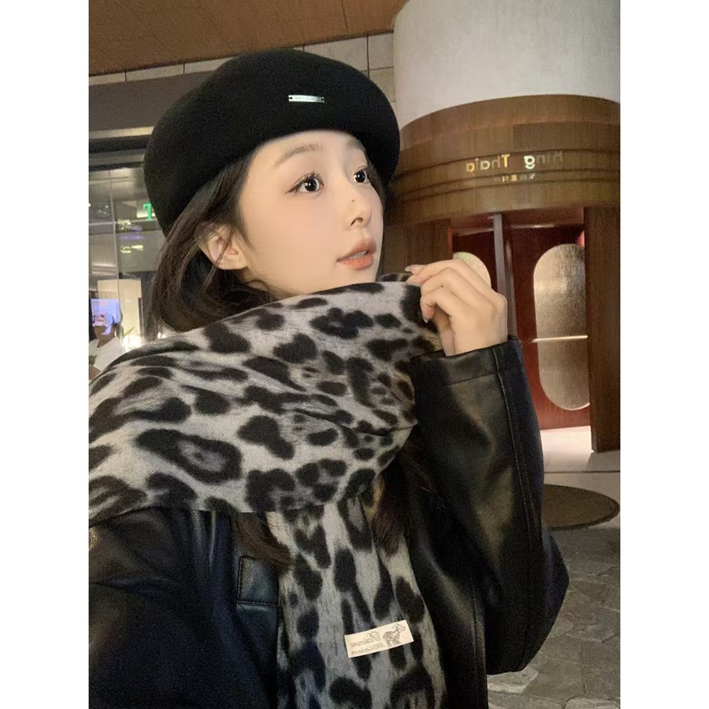 190*70CM Design Leopard Scarf  - Woven Scarf Blanket のレビューと価格
