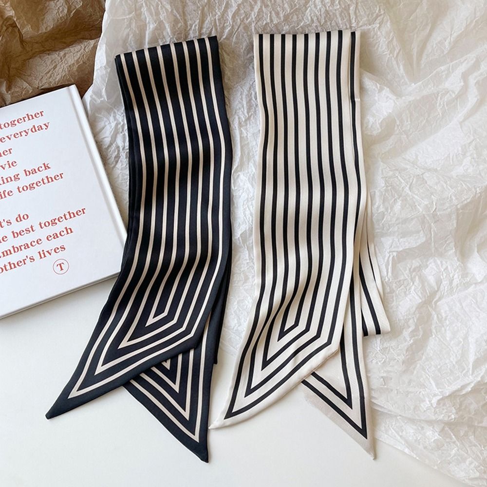 Tie Ribbon Headband Neckerchie - Silk Tie Striped のレビューと価格