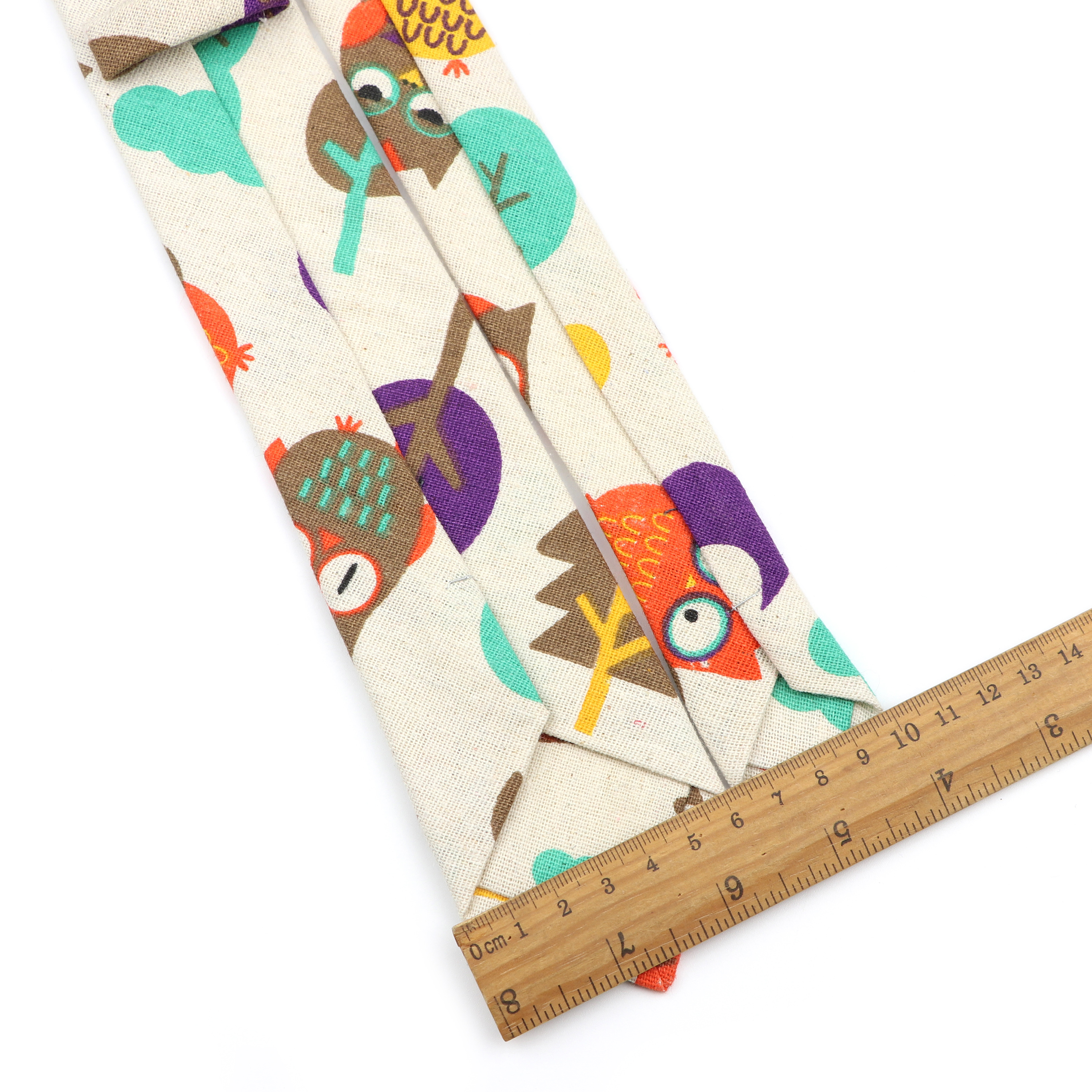 Novelty Cartoon Linen Tie For  - Skinny Tie Men のレビューと価格