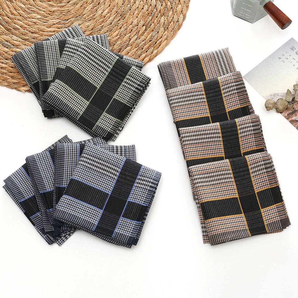 3/6/12 Pcs Men's Pure Cotton H - Handkerchief Cotton Men のレビューと価格