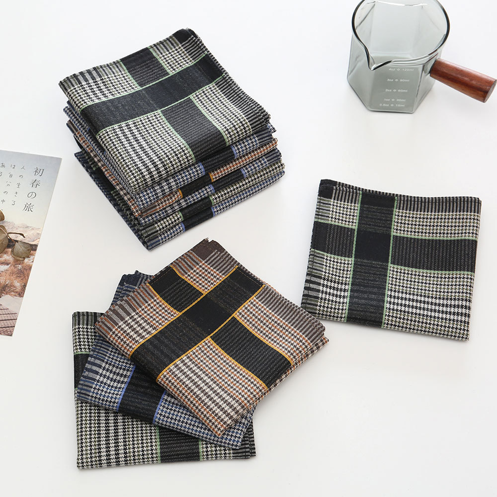 3/6/12 Pcs Men's Pure Cotton H - Handkerchief Cotton Men のレビューと価格