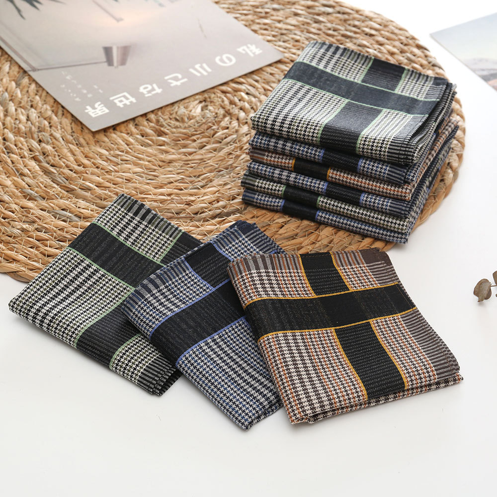 3/6/12 Pcs Men's Pure Cotton H - Handkerchief Cotton Men のレビューと価格