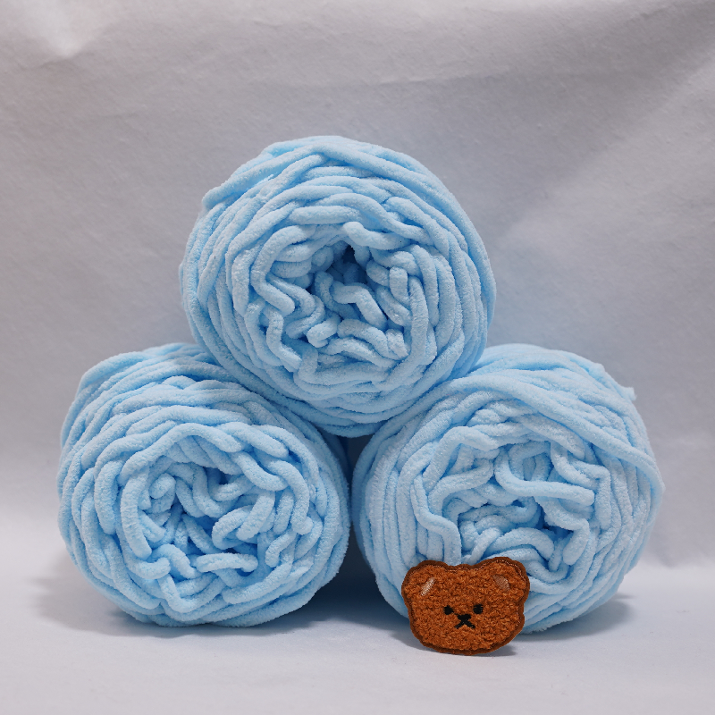 3PCS 300g Chenille Knitting Ya - Woven Scarf Blanket のレビューと価格